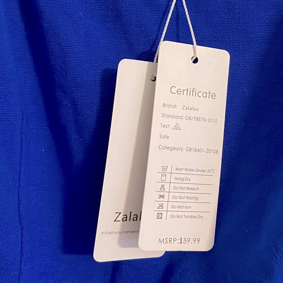 Blue Cocktail or Sun Dress - Picture 6 of 7